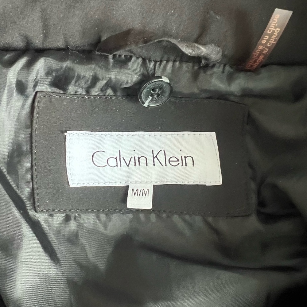 Calvin Klein Black Spring Jacket Size Medium - Picture 4 of 10